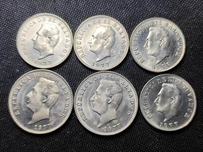 KK钱币收藏小铺 （套币 好品/批量散币 银币）专场  2月预留时间 周末发货 -  萨尔瓦多一组14枚 好品