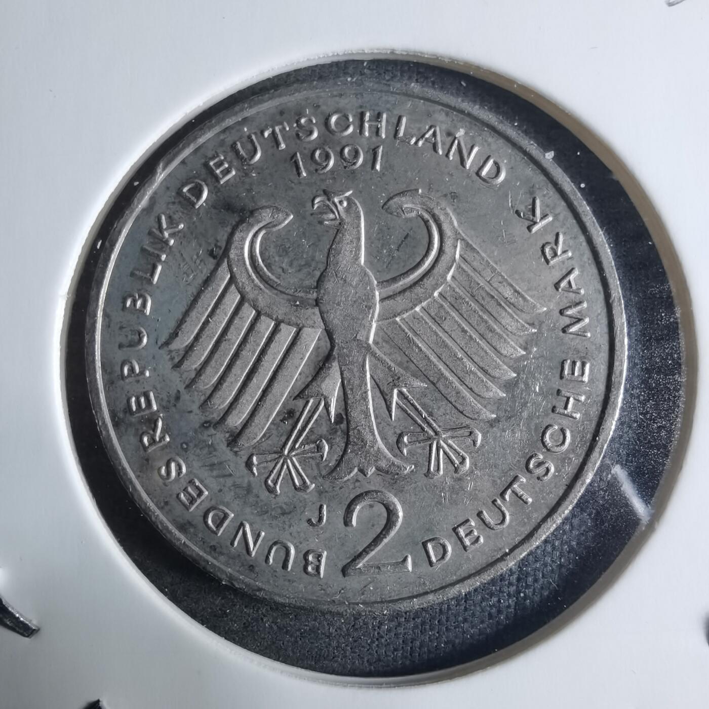 沼泽如烟--第917场 德国1991年2马克