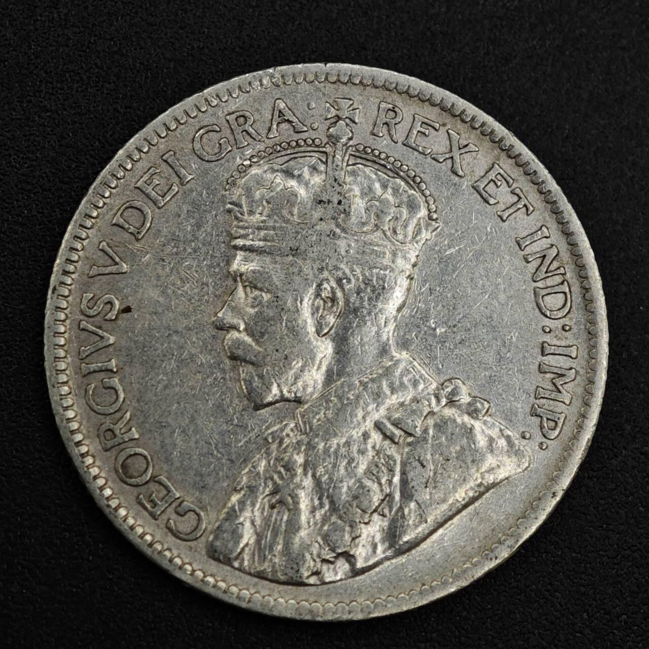 【淘币小摊】限时拍第八百一十二拍  小银币场  满百包邮可预留两周  周一统一发货  塞浦路斯1919年乔治五世9皮阿斯特银币