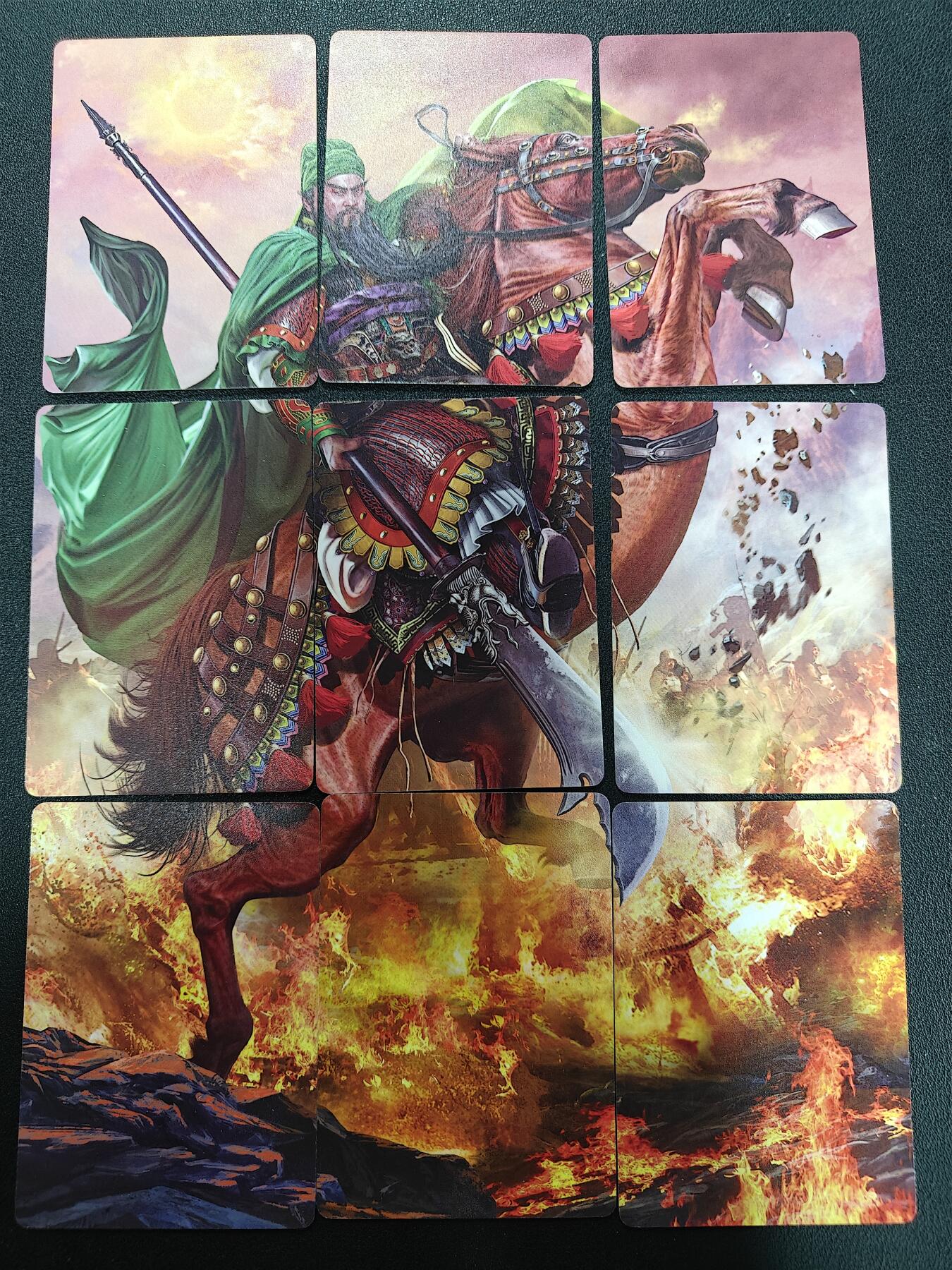 天玑星卡拍第144期《12.1周一截拍》持续收拍收评中 满赠卡需备注 燎原三国 关羽 九拼普卡