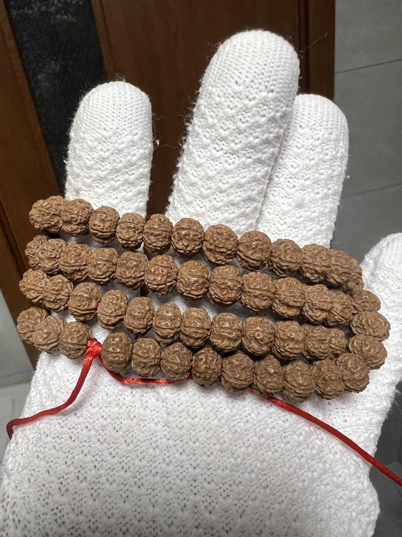 零元拍：紫皮梅花飞碟桩小金刚长串108-/8/6.5MM