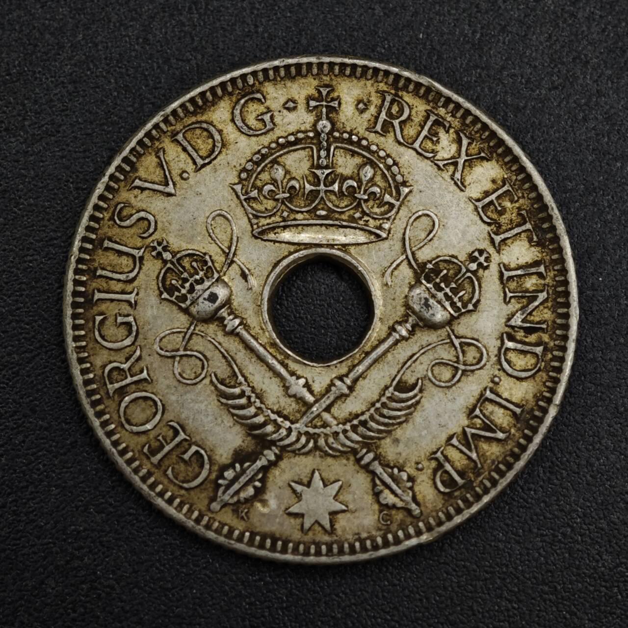 【淘币小摊】限时拍第八百一十二拍  小银币场  满百包邮可预留两周  周一统一发货  英属几内亚1936年1先令银币