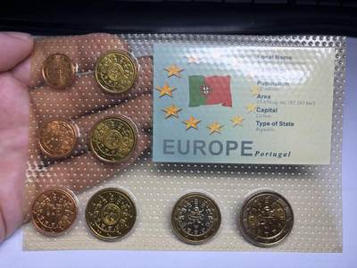 2025年集古藏今外币拍卖第十期-第10场—（总第290拍-纸币专场），本期拍完结算一次，发货时间2-3天，休息几天后继续新的一期拍卖。 - 2002年清年份葡萄牙一套