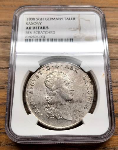 纫秋兰以为佩·凡希社微拍感恩专场 - 1808德国萨克森奥古斯特泰勒大银NGC-AUD