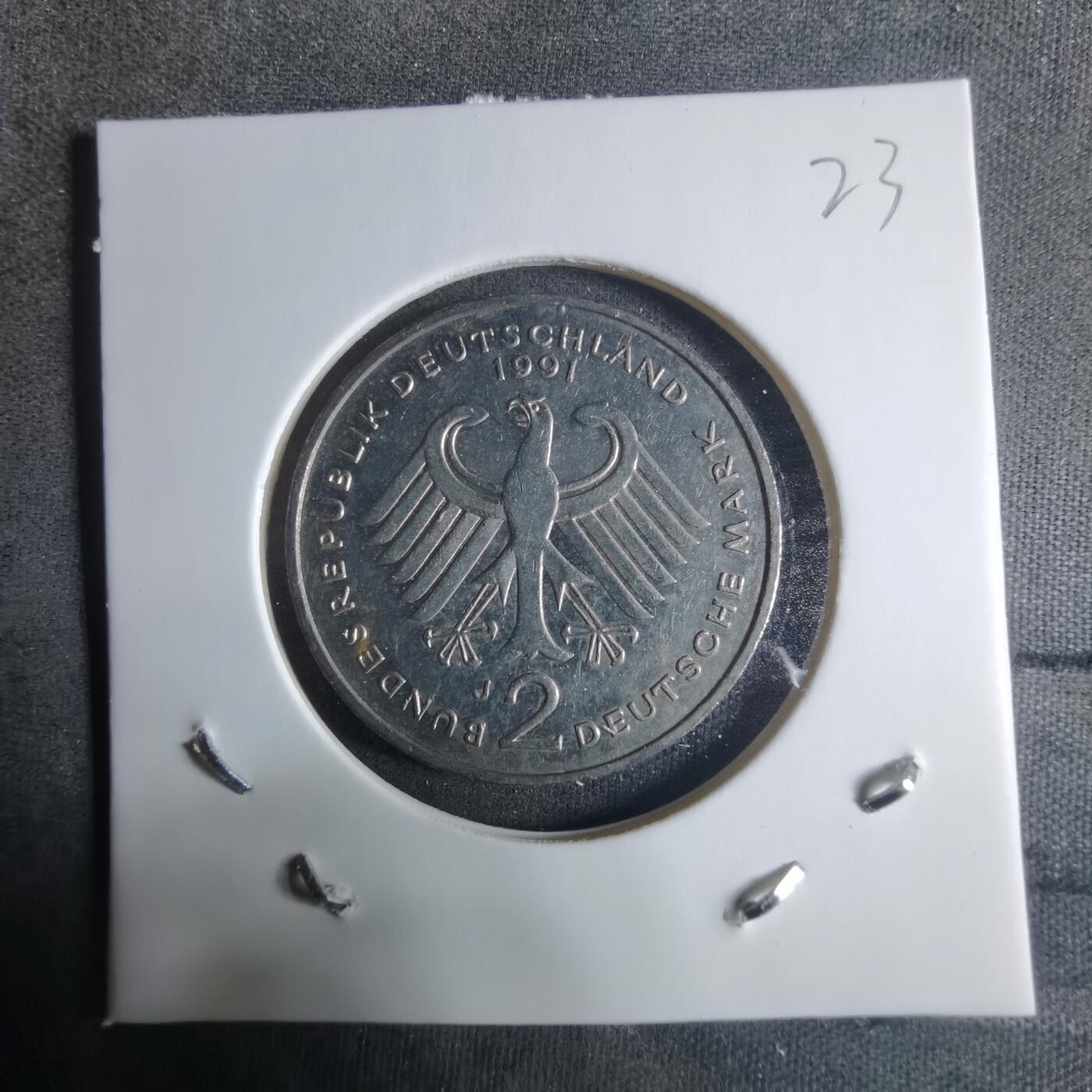 沼泽如烟--第917场 德国1991年2马克