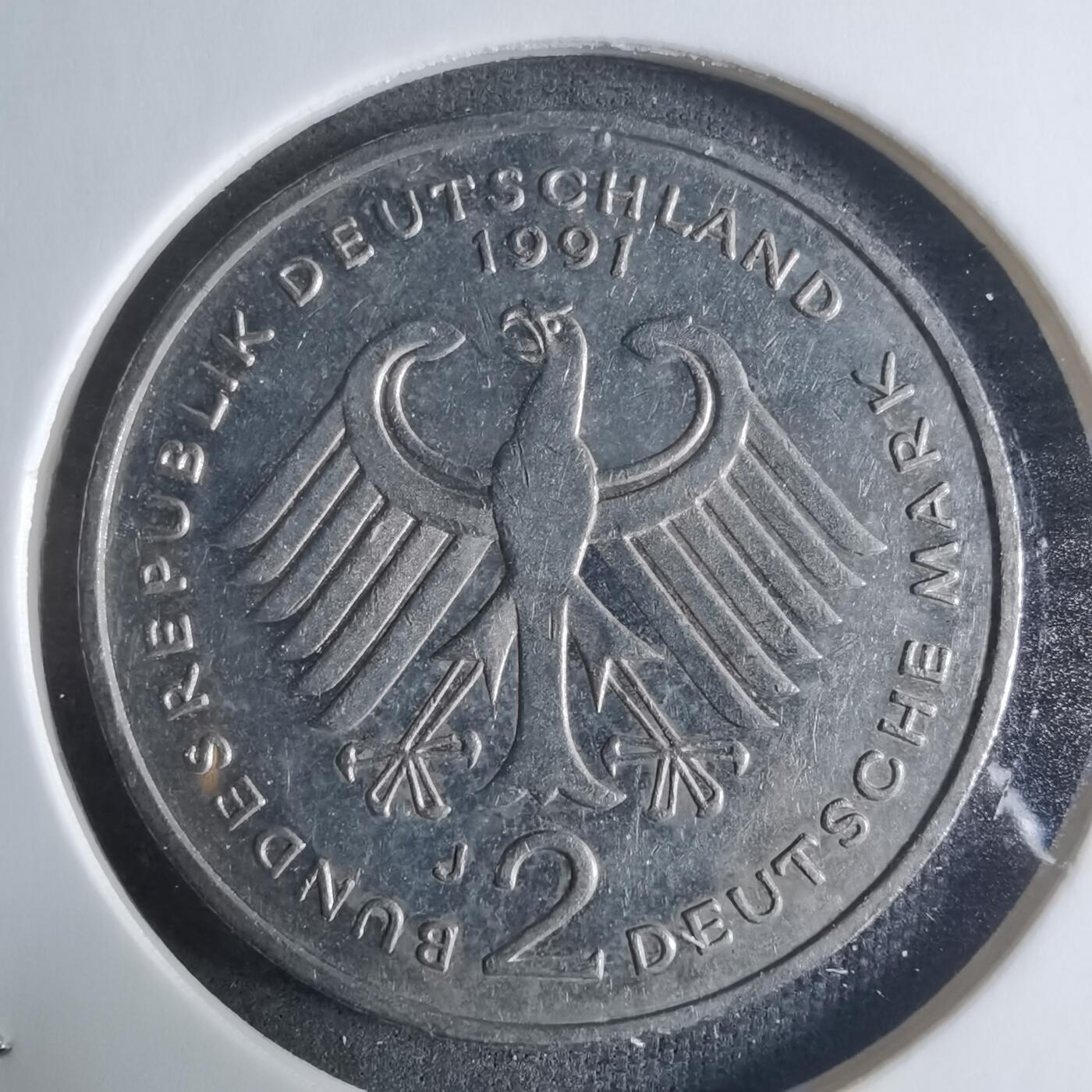 沼泽如烟--第917场 德国1991年2马克