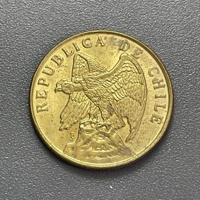 回流1130 - 智利1979年50分铜币 安第斯神鹰