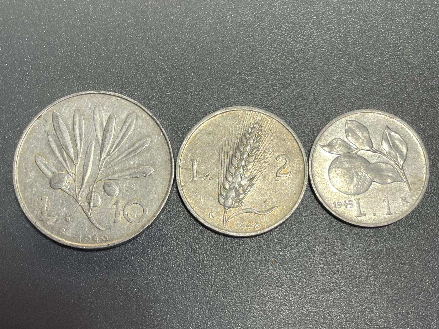 回流1130 意大利20世纪40年代三枚