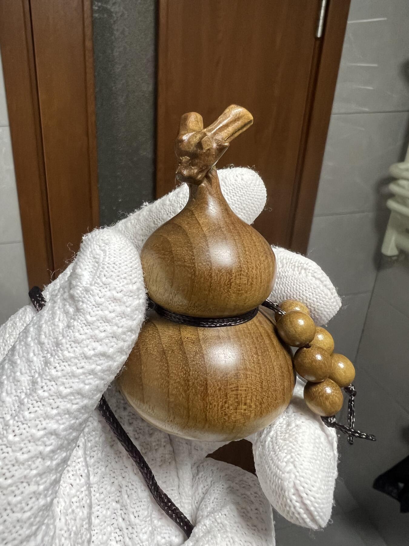 零元拍：金丝楠 精工葫芦 雕件手把件小金块，满手留香金丝流溢。75/44/32MM