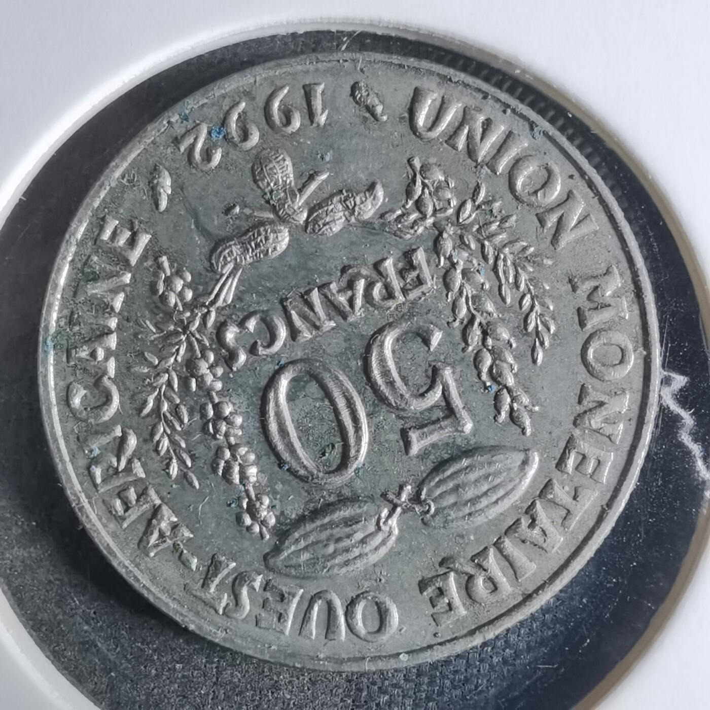 沼泽如烟--第917场 西非1992年50法郎