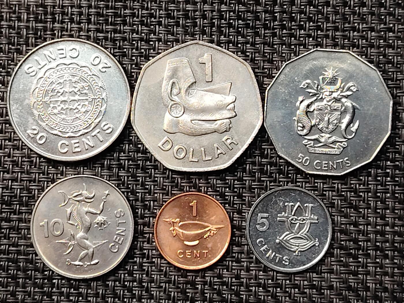 布加迪🐬～世界钱币(上海)🌾第 262 期 /  各国套币和散币 所罗门群岛 6枚套币