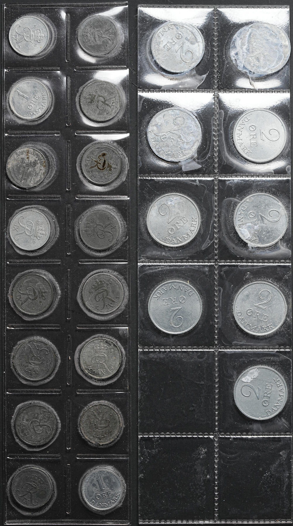 修遠堂世界钱币第九十五期 外国现代币一组108枚 主要是丹麦 含有少量美国，冈比亚，澳大利亚，瑞典