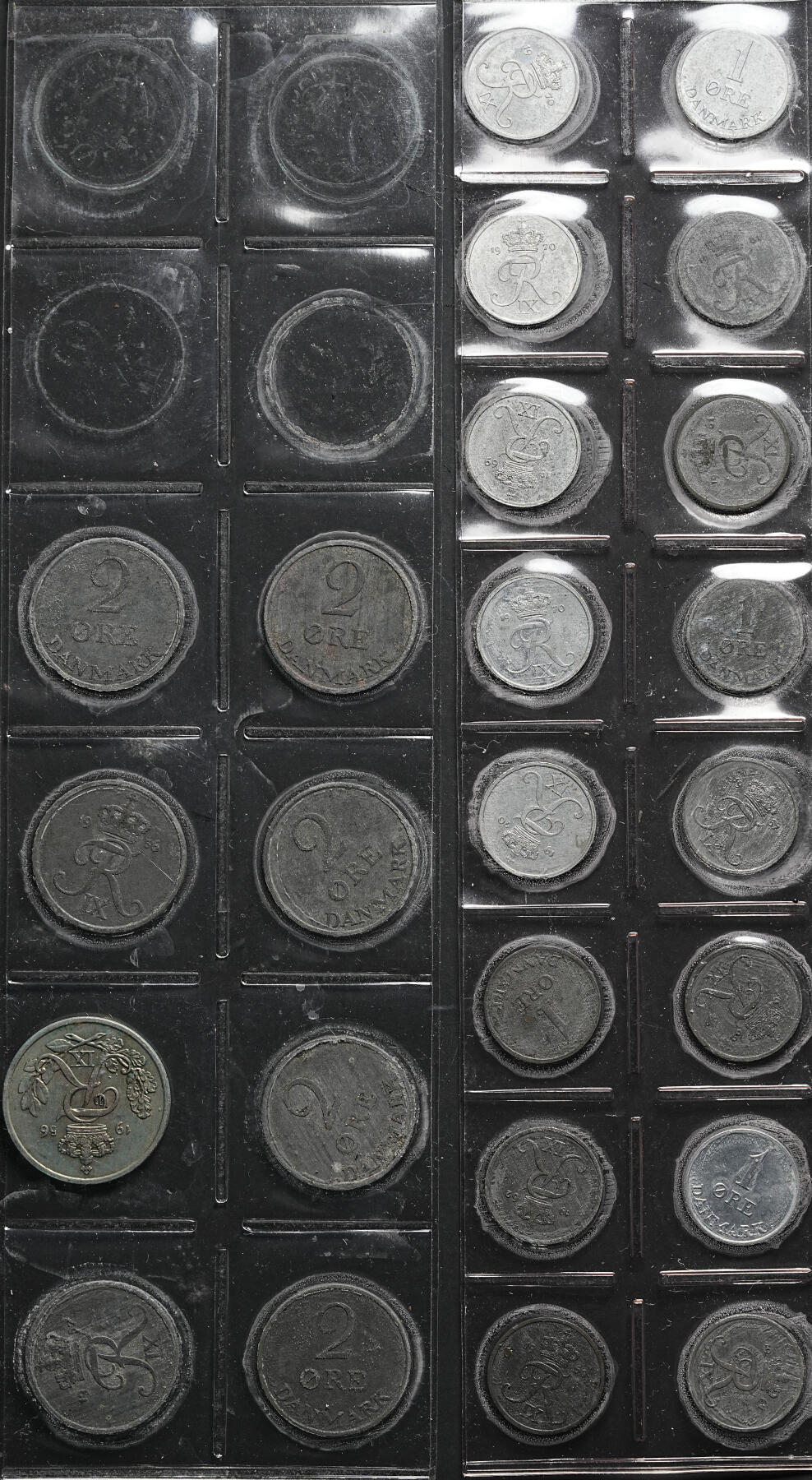 修遠堂世界钱币第九十五期 外国现代币一组108枚 主要是丹麦 含有少量美国，冈比亚，澳大利亚，瑞典