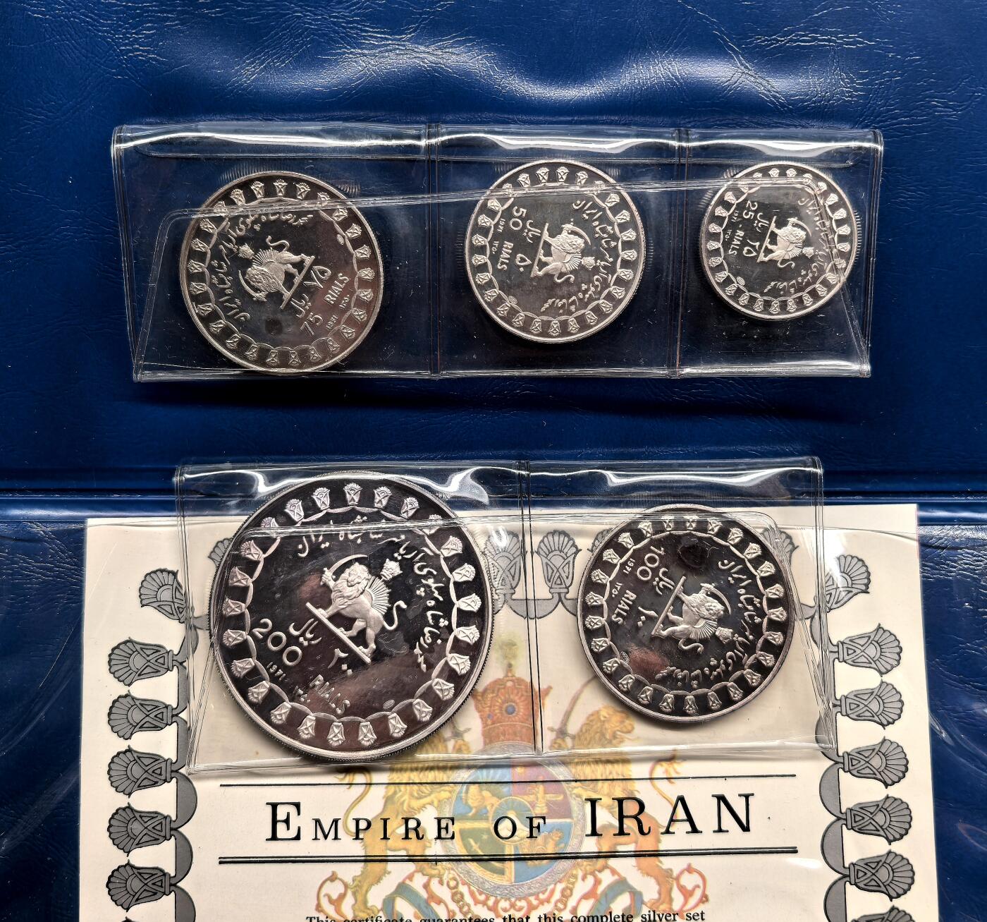 纫秋兰以为佩·凡希社微拍感恩专场 1971伊朗精铸PS大钱包，属于经手过品相最好的几套之一，紫罗兰五彩更是锦上添花，让人过目不忘的一套收藏级品相！