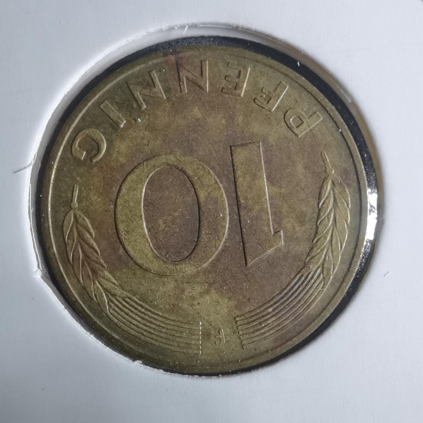 沼泽如烟--第917场 德国1991年10芬尼