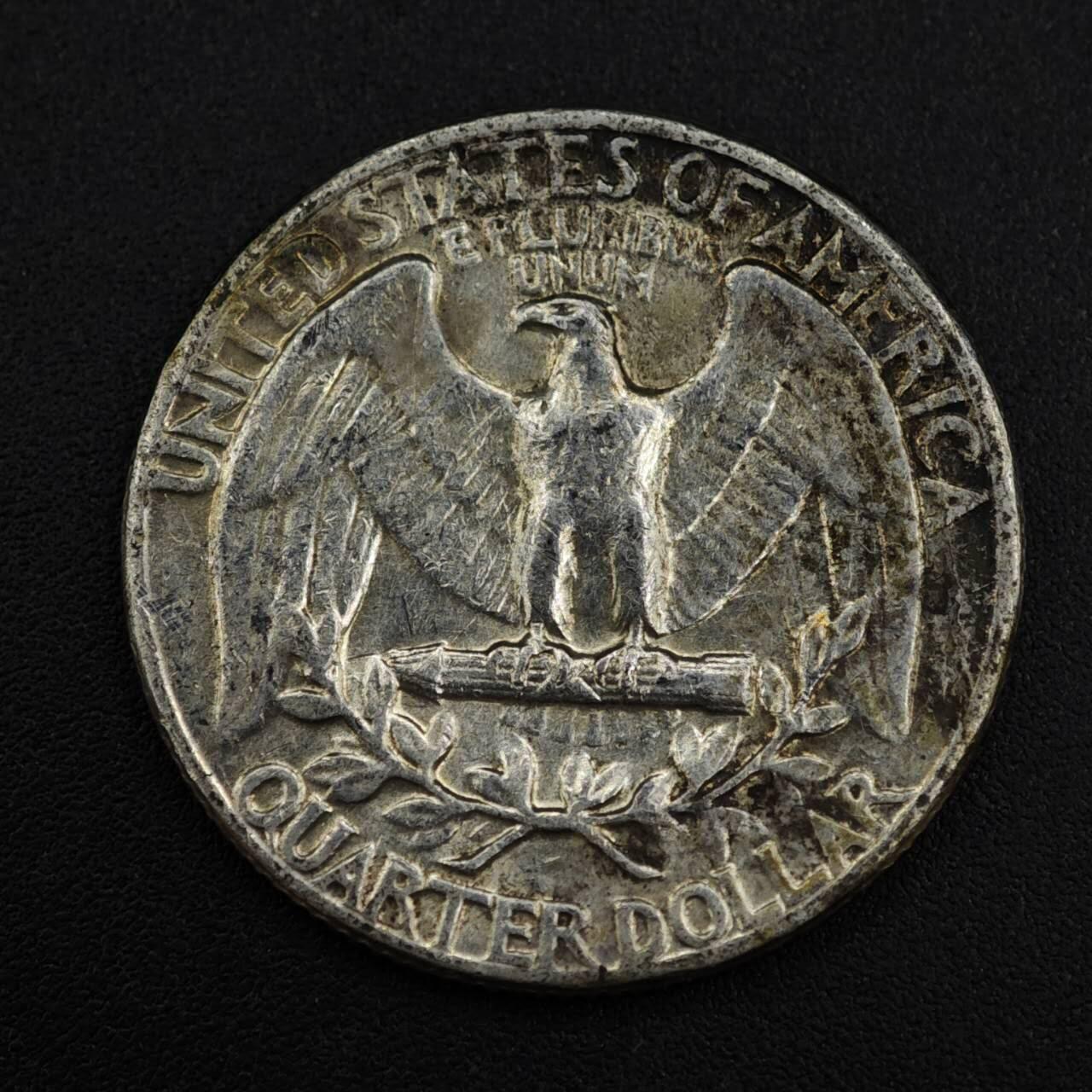 【淘币小摊】限时拍第八百一十二拍  小银币场  满百包邮可预留两周  周一统一发货  美国1964年25分银币