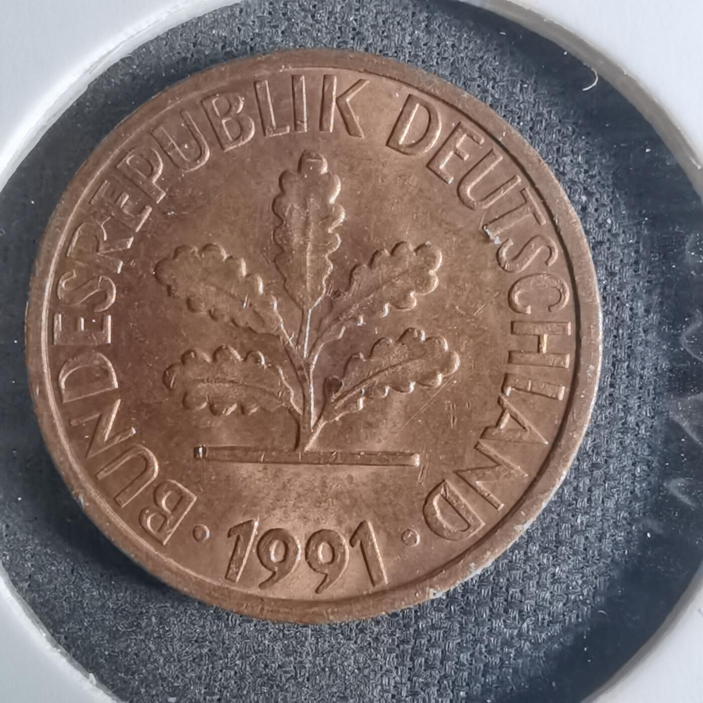 沼泽如烟--第917场 德国1991年1芬尼