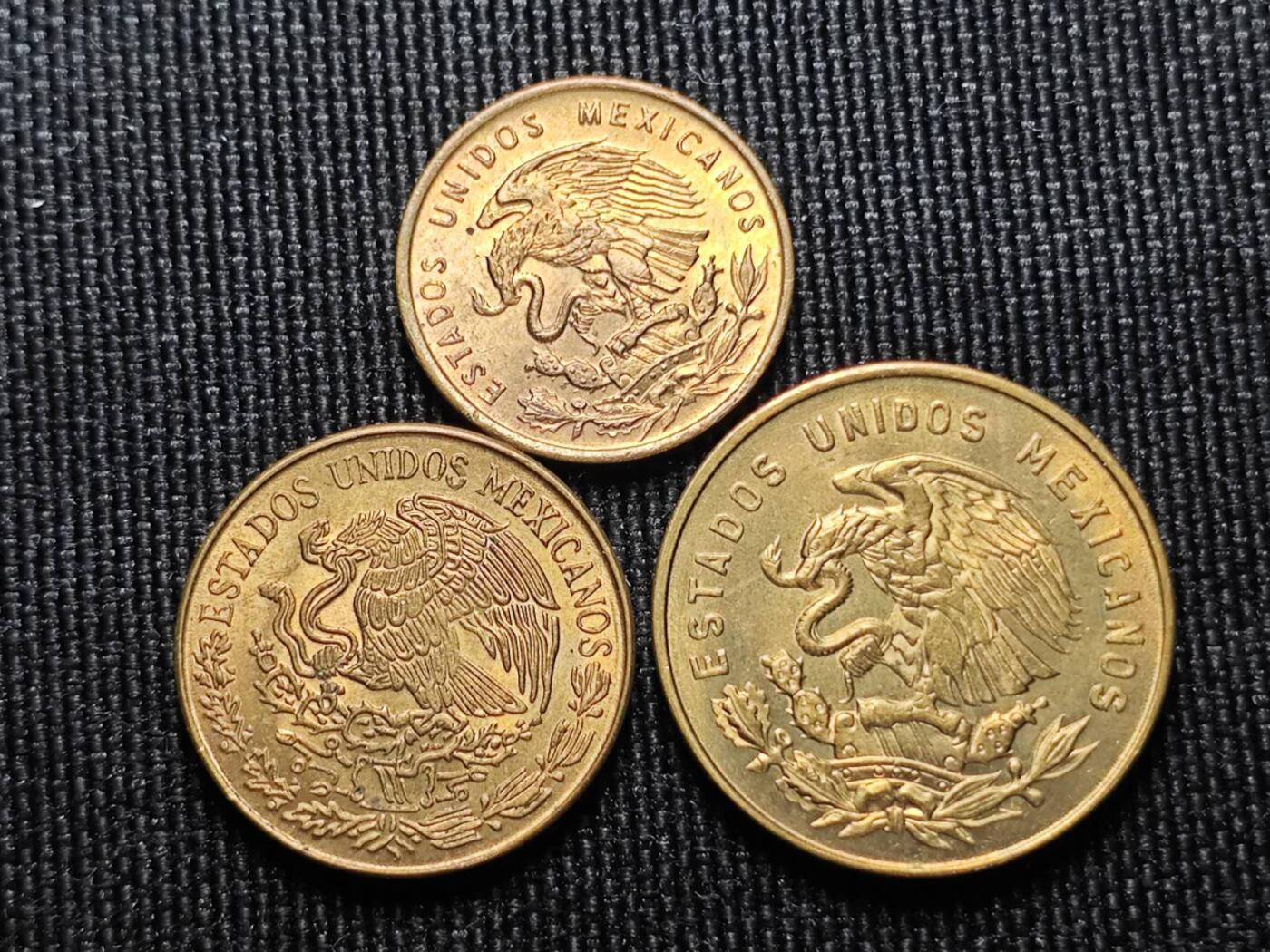 KK钱币收藏小铺 （套币 好品/批量散币 银币）专场  2月预留时间 周末发货  墨西哥小铜币 好品