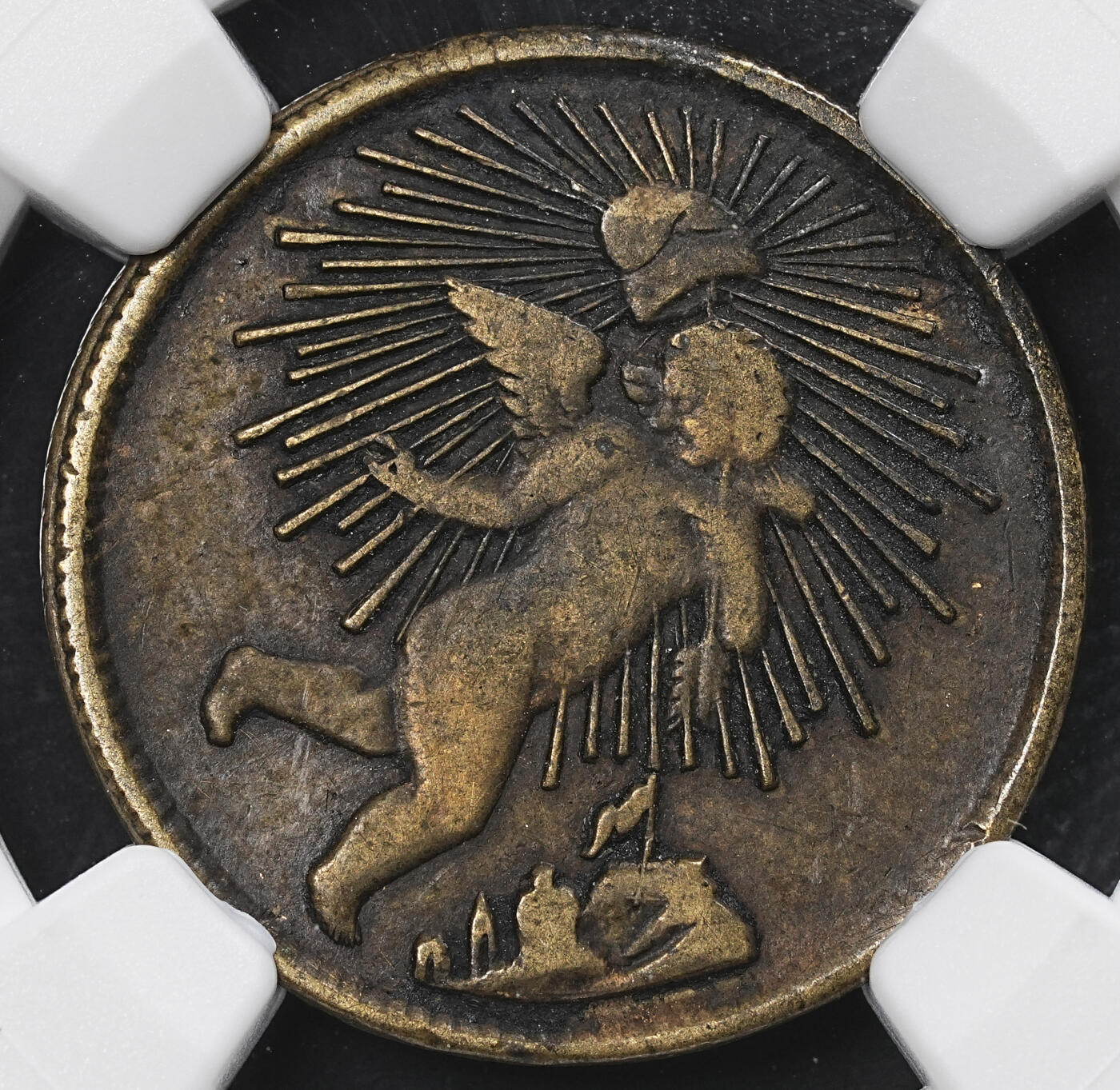 修遠堂世界钱币第九十五期 NGC AUD 1862年墨西哥-萨卡特卡斯1/8R 稀少的品种