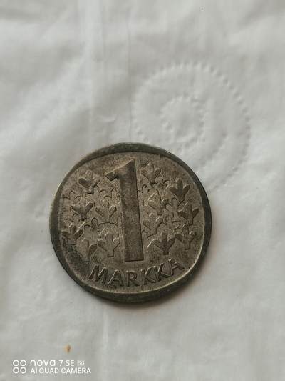 外国钱币 - 66年芬兰1马克