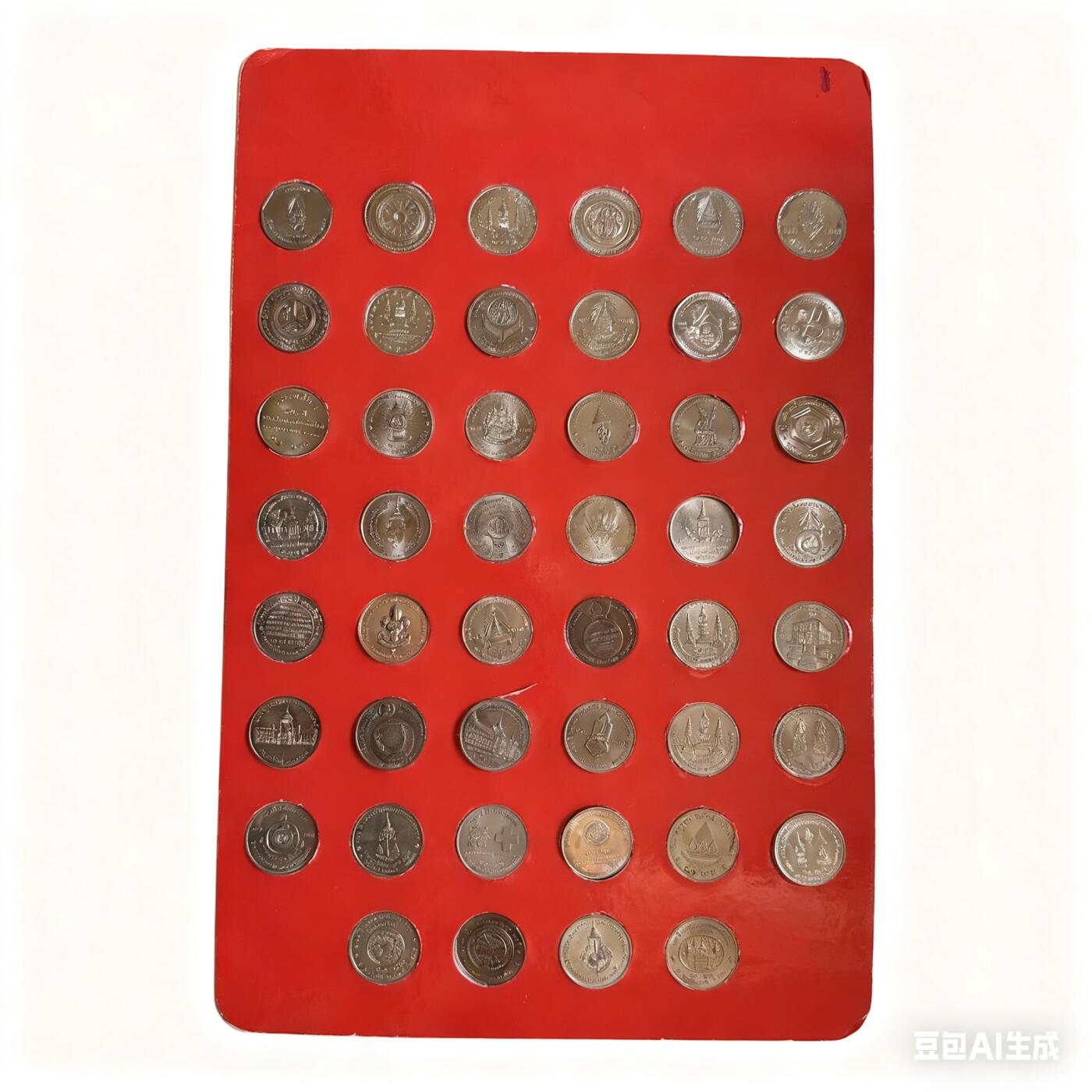 🌹外币初藏🌹🐯2025年第134场  每周二四六晚8️⃣点 接代拍 泰国10泰铢纪念币铜镍版46枚大全套 几枚总筋币很难凑