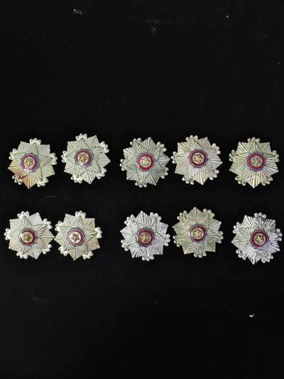 朝鲜三级章大头针10枚 - 朝鲜三级章大头针10枚