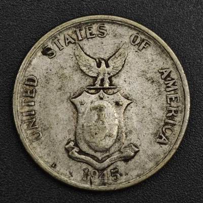 【淘币小摊】限时拍第八百一十二拍  小银币场  满百包邮可预留两周  周一统一发货  - 菲律宾1945年20分银币