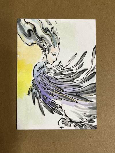 卡牌杂货铺专场拍卖第一场 11.29周六晚10:00截拍 - 【简绘】启读文化 沈鑫 山海经简绘卡