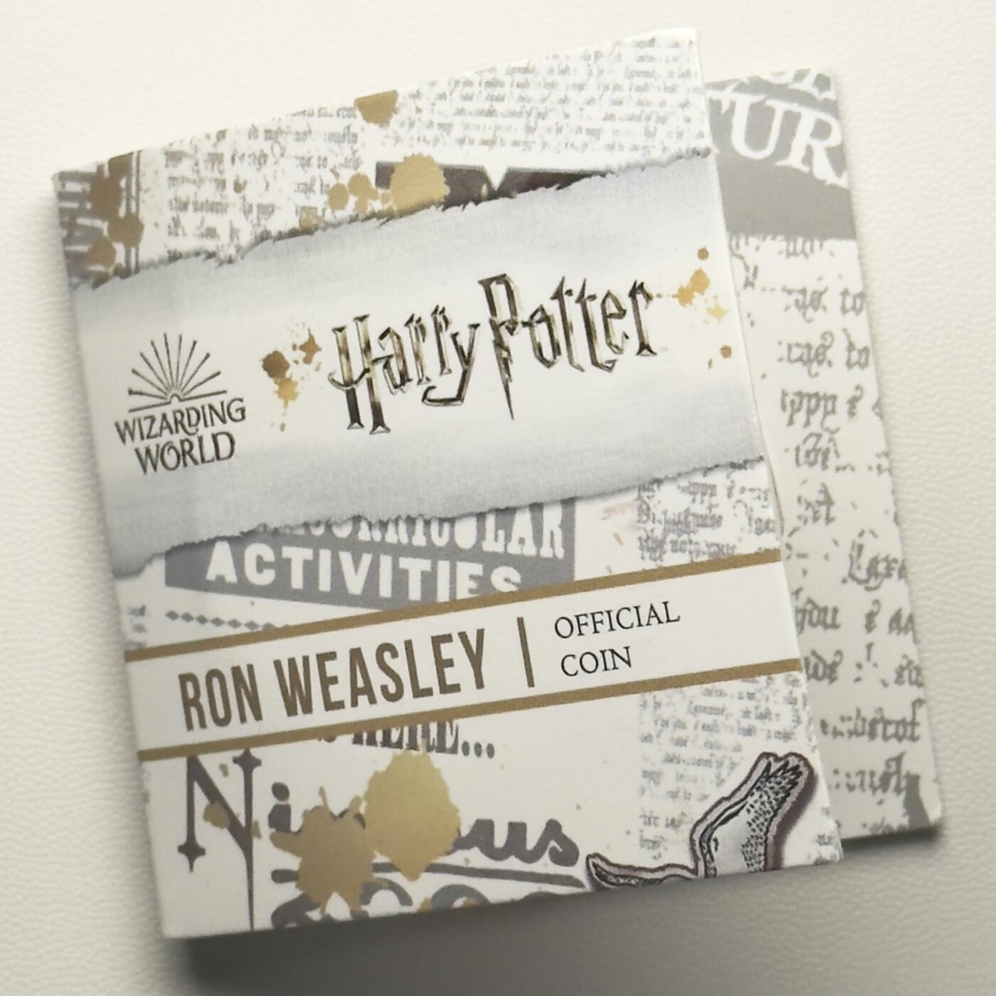 ＜小葵钱铺＞第66期·散币·银币场·满200包邮，不寄存·12月1号发货 〈发行量19999〉库克群岛2021年哈利波特·罗恩25分彩色镀银类精制纪念币