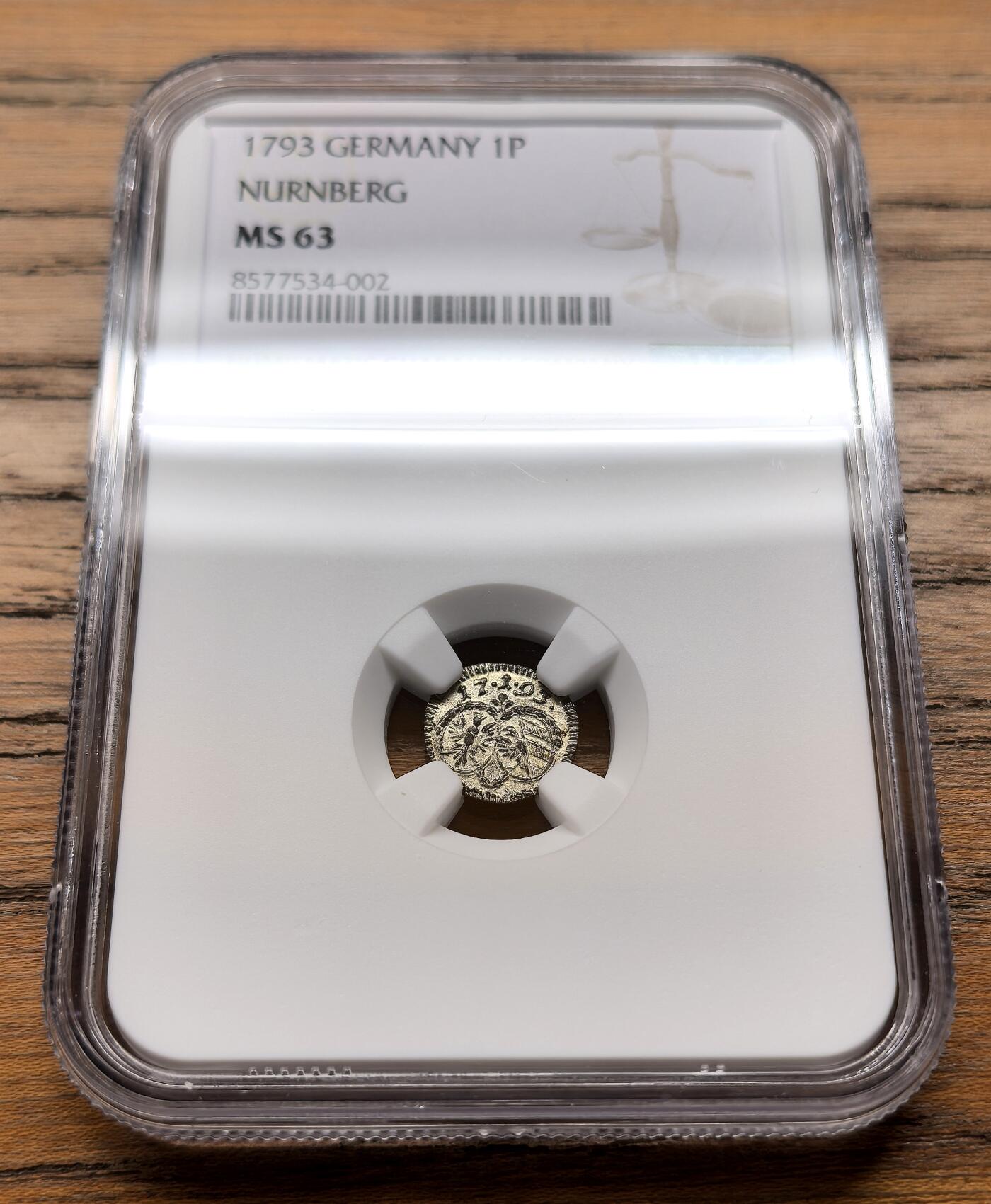 纫秋兰以为佩·凡希社微拍感恩专场 1793神罗纽伦堡自由市银芬尼NGC-MS63