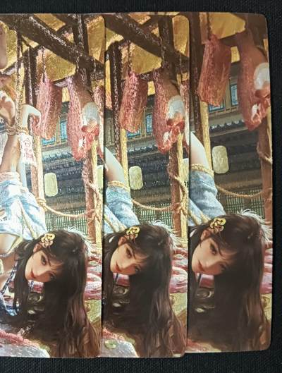 花开卡拍第53期（12月28号周日截拍，品控勿拍!!!拍品不寄存，运费5元，自制卡难免瑕疵，可能存在轻微撞角爆边等出厂瑕疵，品控介意勿拍！） - 卡玩帕克 百花谱 何太后 三渐变 粗闪3张 