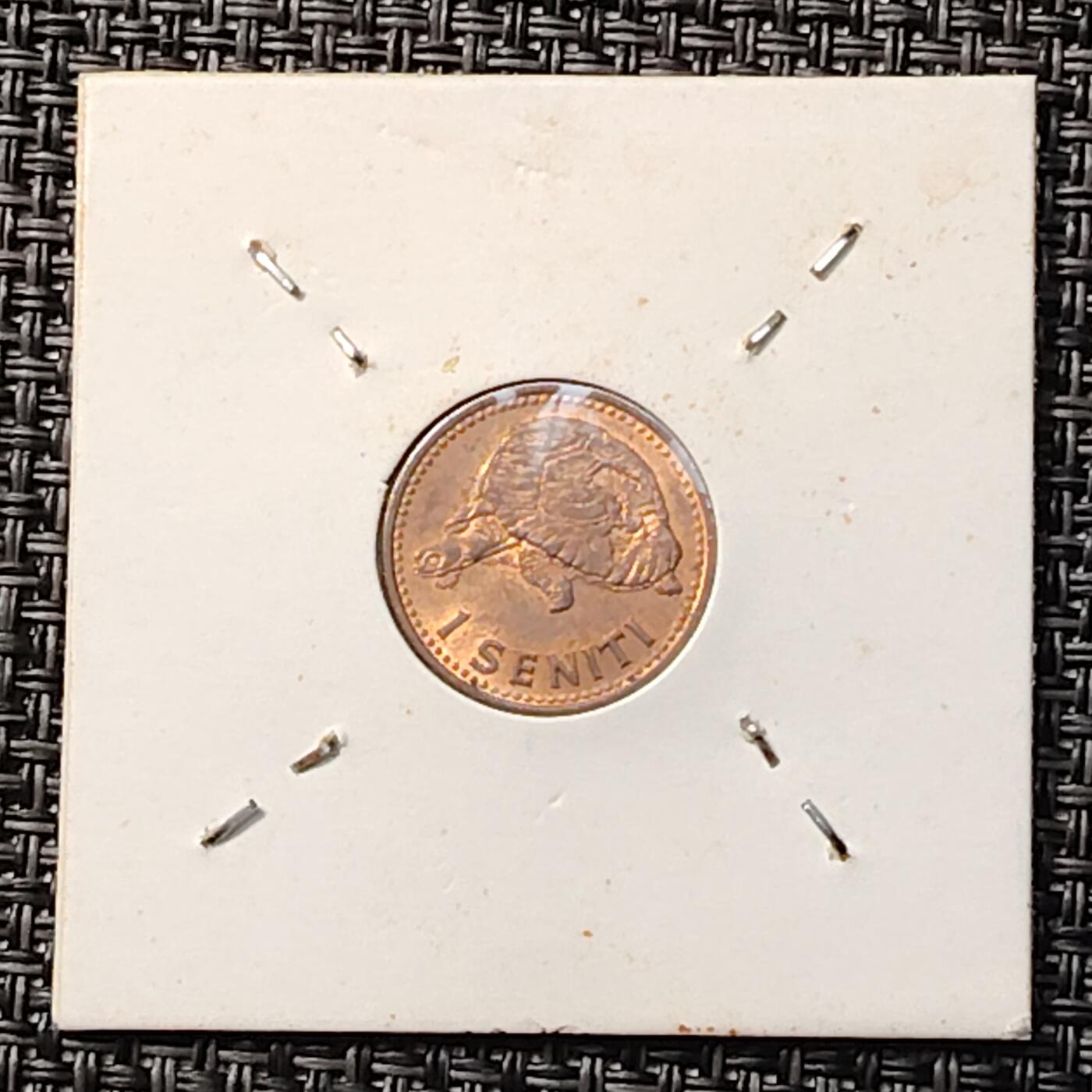 布加迪🐬～世界钱币(上海)🌾第 262 期 /  各国套币和散币 汤加🇹🇴 1968年 1分