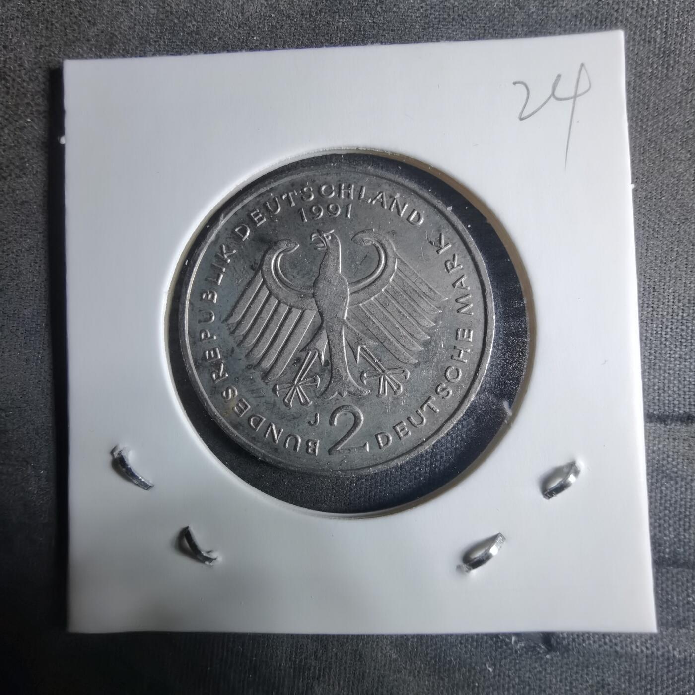 沼泽如烟--第917场 德国1991年2马克