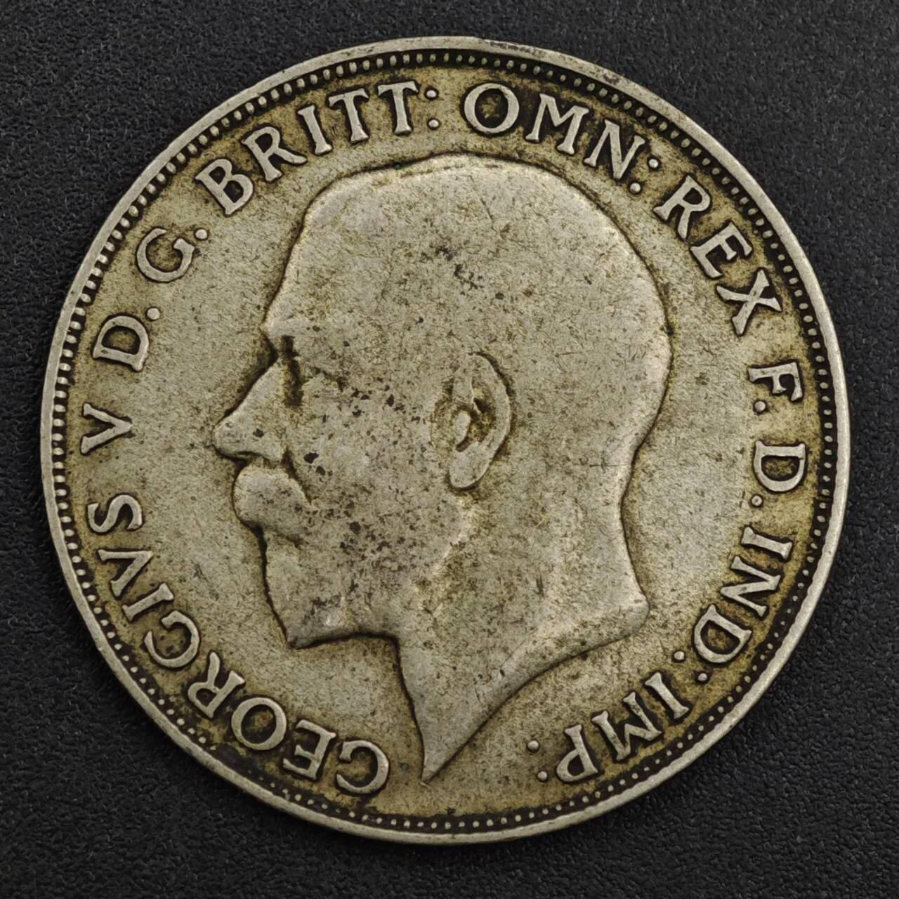 【淘币小摊】限时拍第八百一十二拍  小银币场  满百包邮可预留两周  周一统一发货  英国1922年乔治五世弗洛林银币