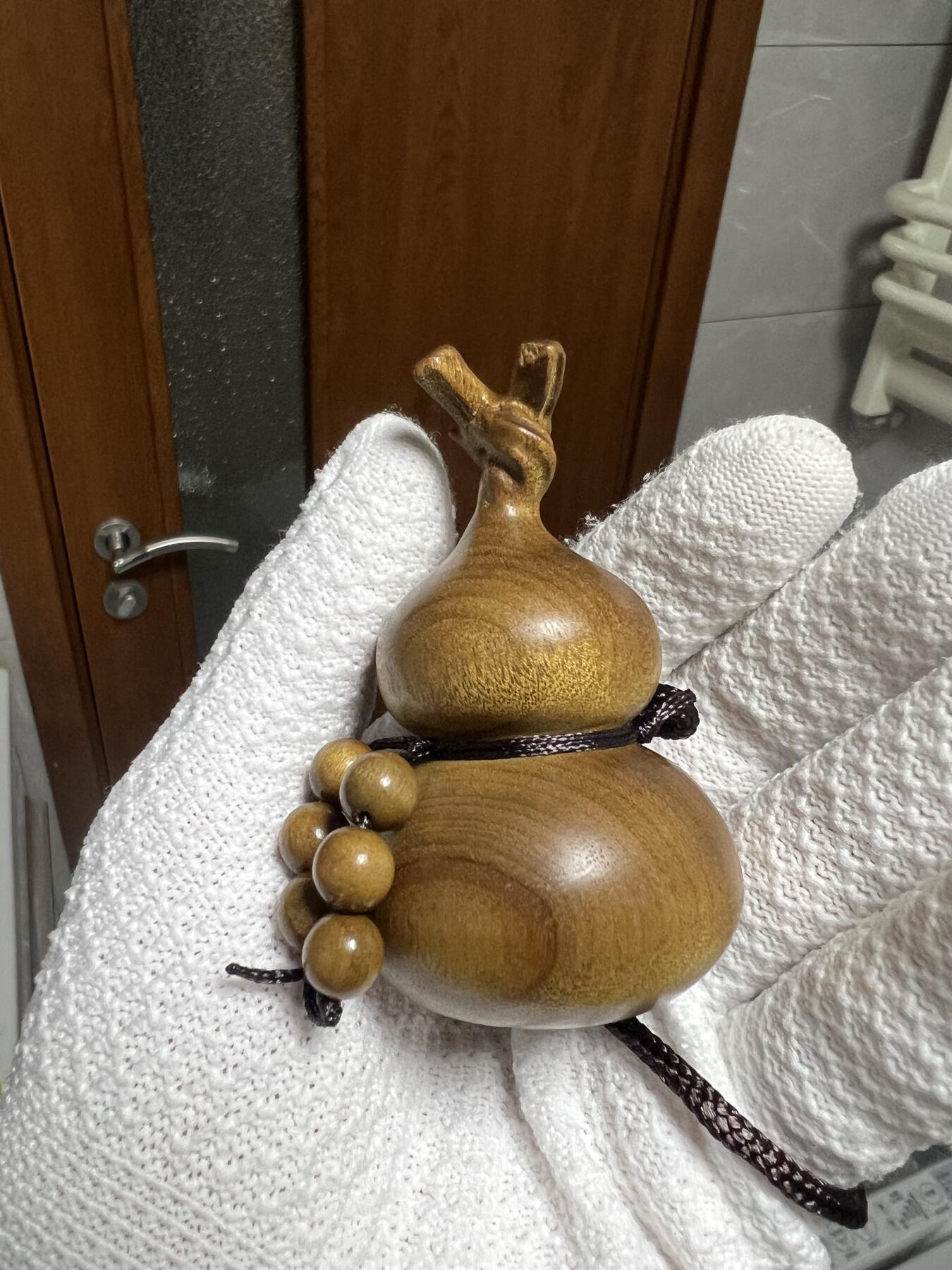 零元拍：金丝楠 精工葫芦 雕件手把件小金块，满手留香金丝流溢。75/44/32MM