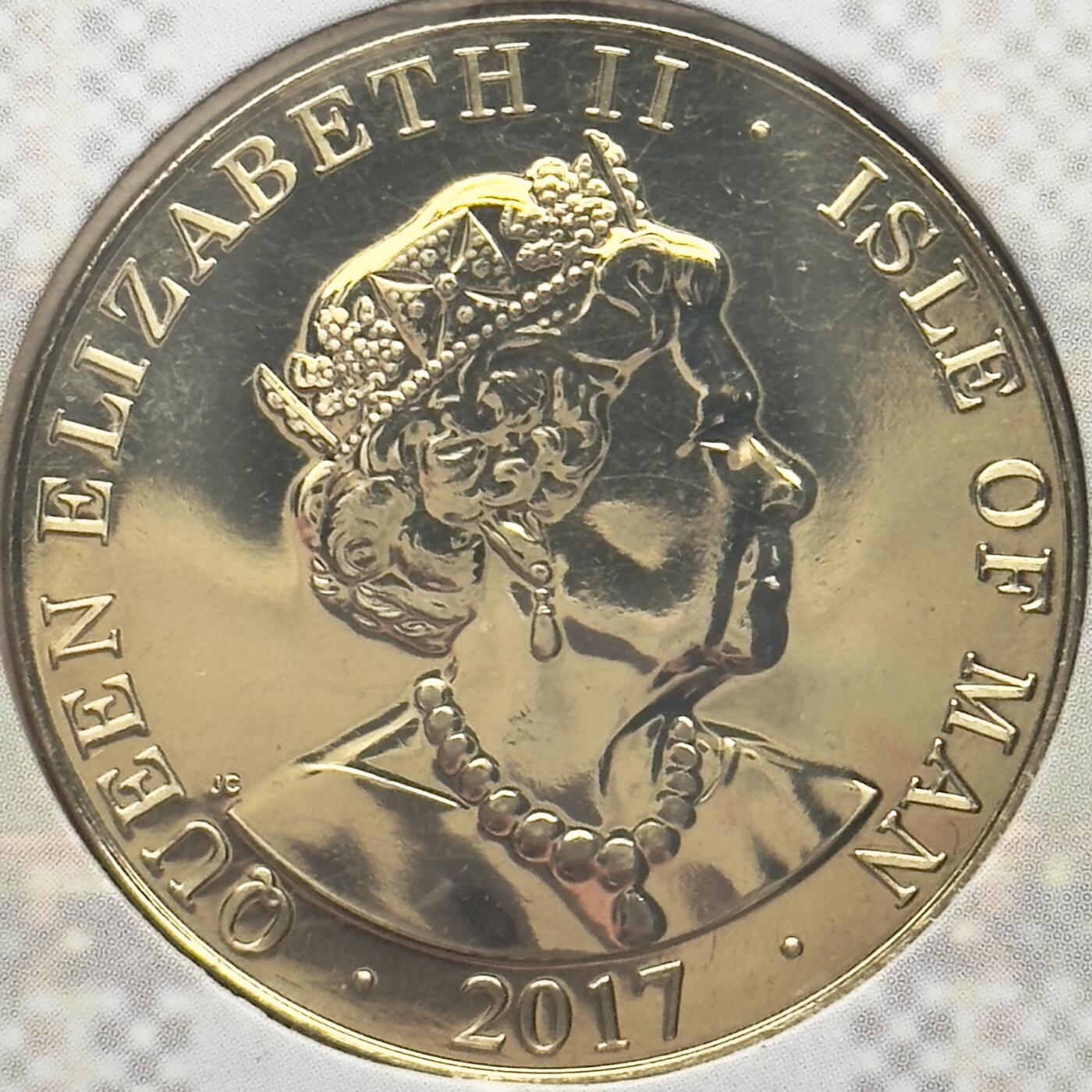 ＜小葵钱铺＞第66期·散币·银币场·满200包邮，不寄存·12月1号发货 马恩岛2017年圣诞节·鸽子5镑卡装纪念币