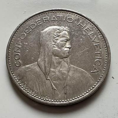 🌹外币初藏🌹🐯2025年第134场  每周二四六晚8️⃣点 接代拍 - 瑞士1984年5法郎