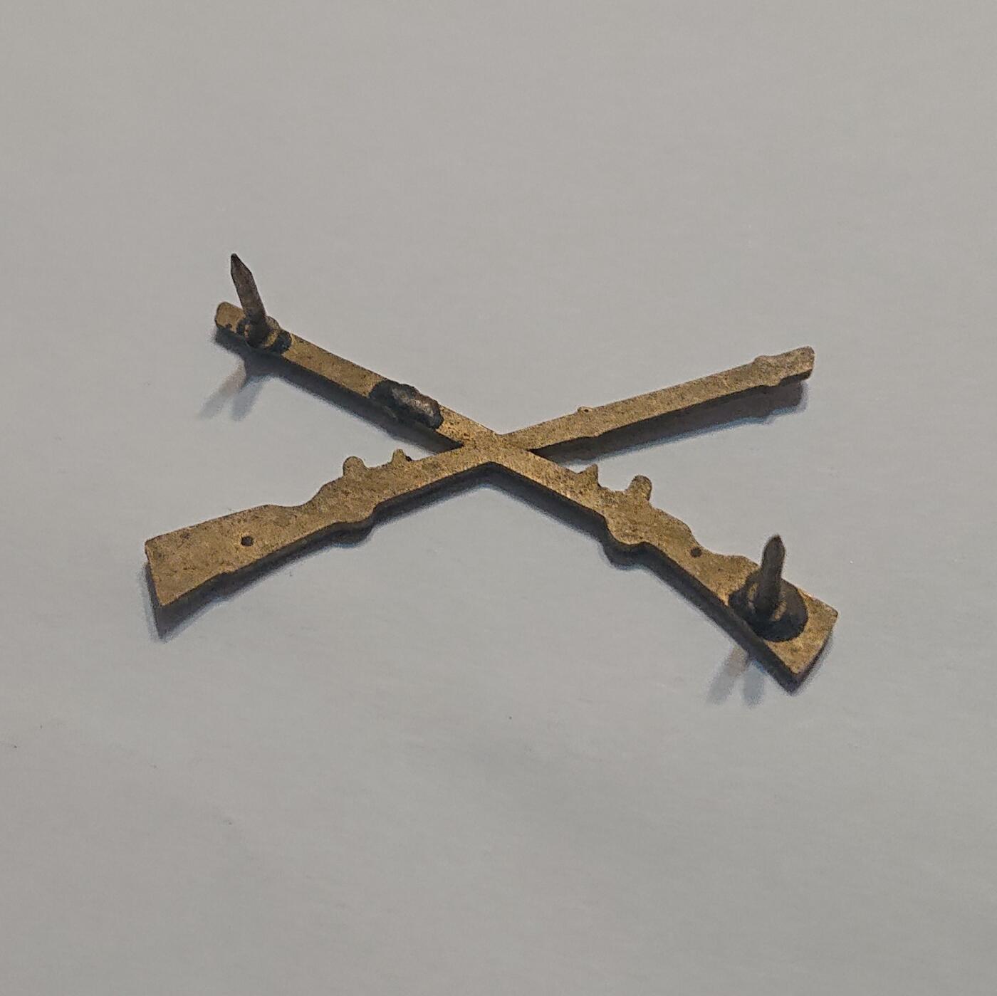 【第貳場】近代勋奖章徽章服饰杂项专场 民国时期步兵领章