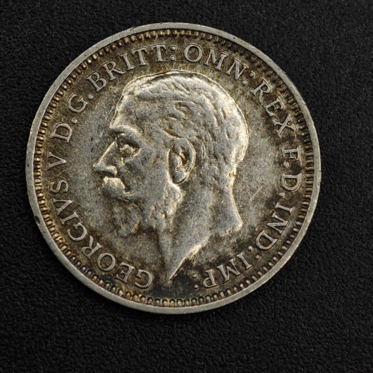 【淘币小摊】限时拍第八百一十二拍  小银币场  满百包邮可预留两周  周一统一发货  英国1932年乔治五世3便士银币