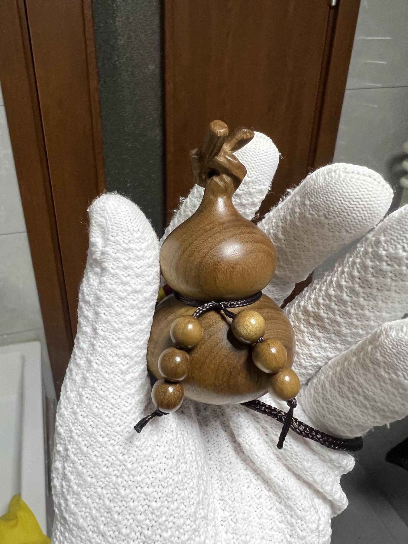 零元拍：金丝楠 精工葫芦 雕件手把件小金块，满手留香金丝流溢。75/44/32MM