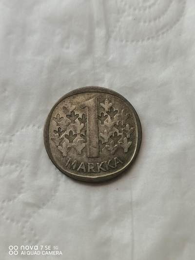 外国钱币 - 64年芬兰1马克
