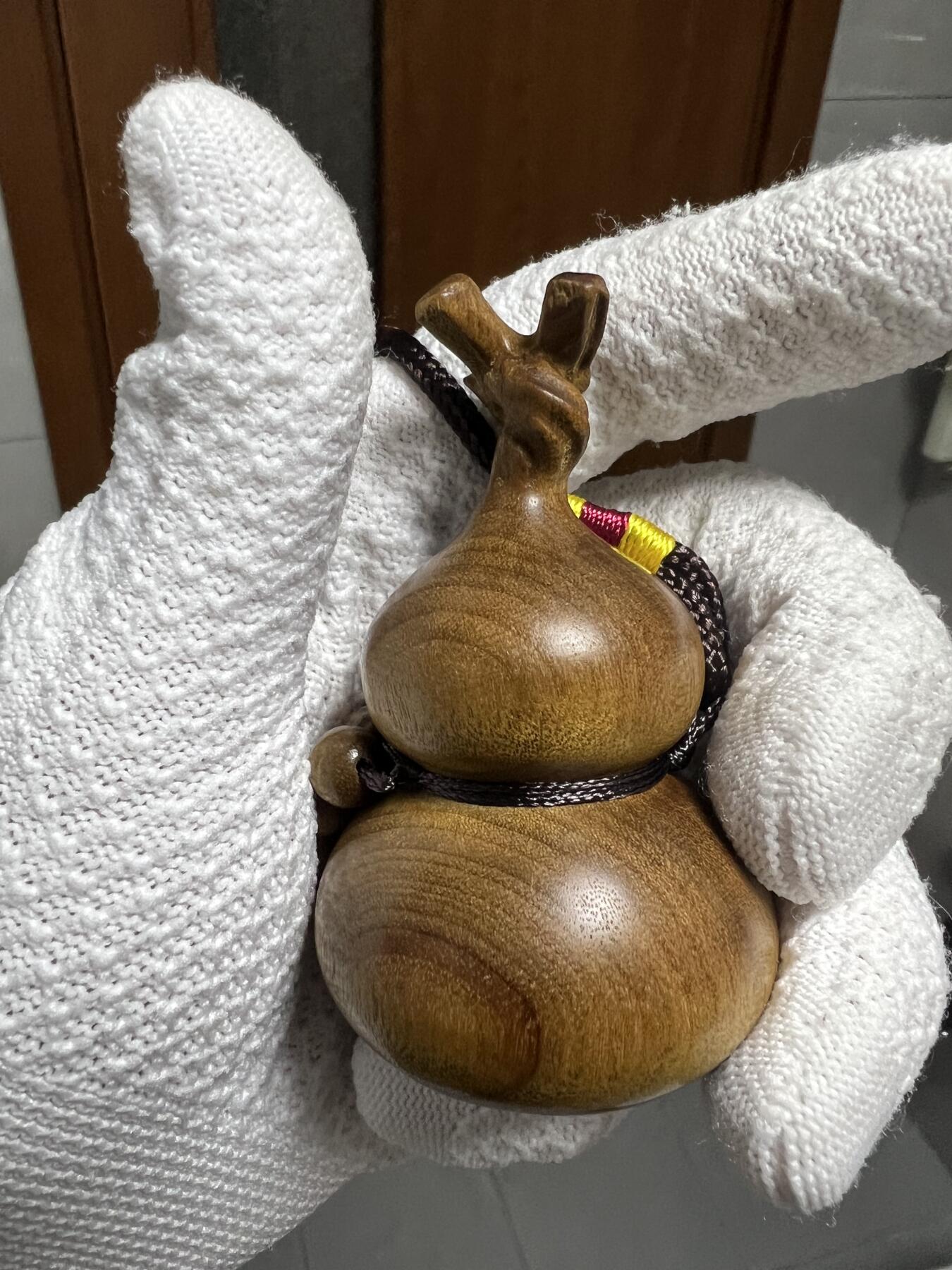 零元拍：金丝楠 精工葫芦 雕件手把件小金块，满手留香金丝流溢。75/44/32MM