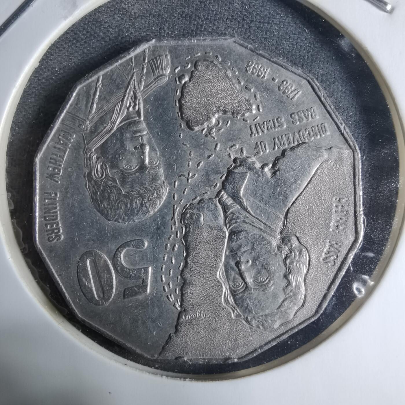 沼泽如烟--第917场 澳大利亚1998年50分纪念币