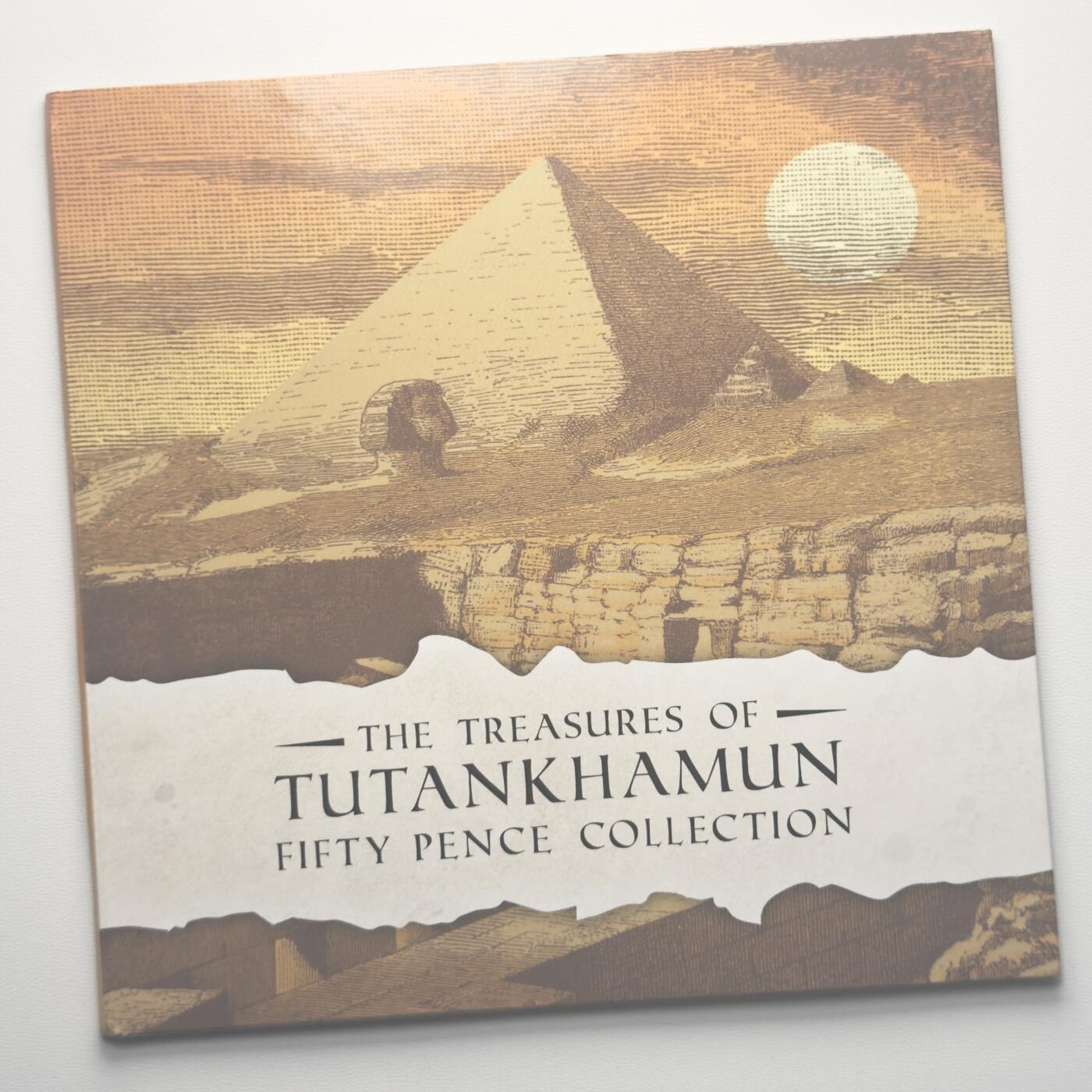 ＜小葵钱铺＞第66期·散币·银币场·满200包邮，不寄存·12月1号发货 马恩岛2023年图坦卡蒙陵墓发现100周年50便士卡装套币