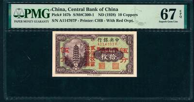 上海炎玺拍卖 玺润山河 第二场 - 1928年中央銀行伍分拾枚