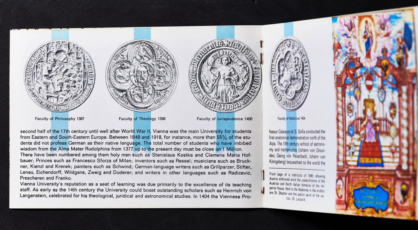 【俄甄集藏】2025年(045)12-03 星期三 晚 19:30 全场包邮 奥地利1965年纪念维也纳大学成立400周年5-50先令精制全银4枚套Proof Set，原盒证，含纯银36.528克