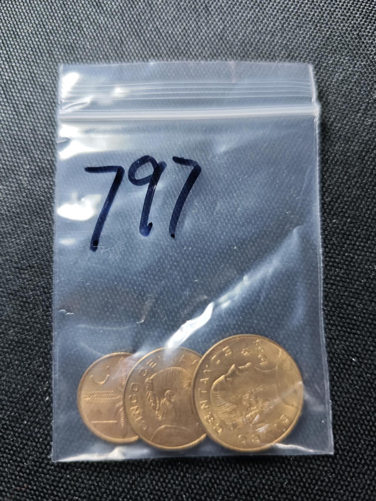 KK钱币收藏小铺 （套币 好品/批量散币 银币）专场  2月预留时间 周末发货  墨西哥小铜币 好品