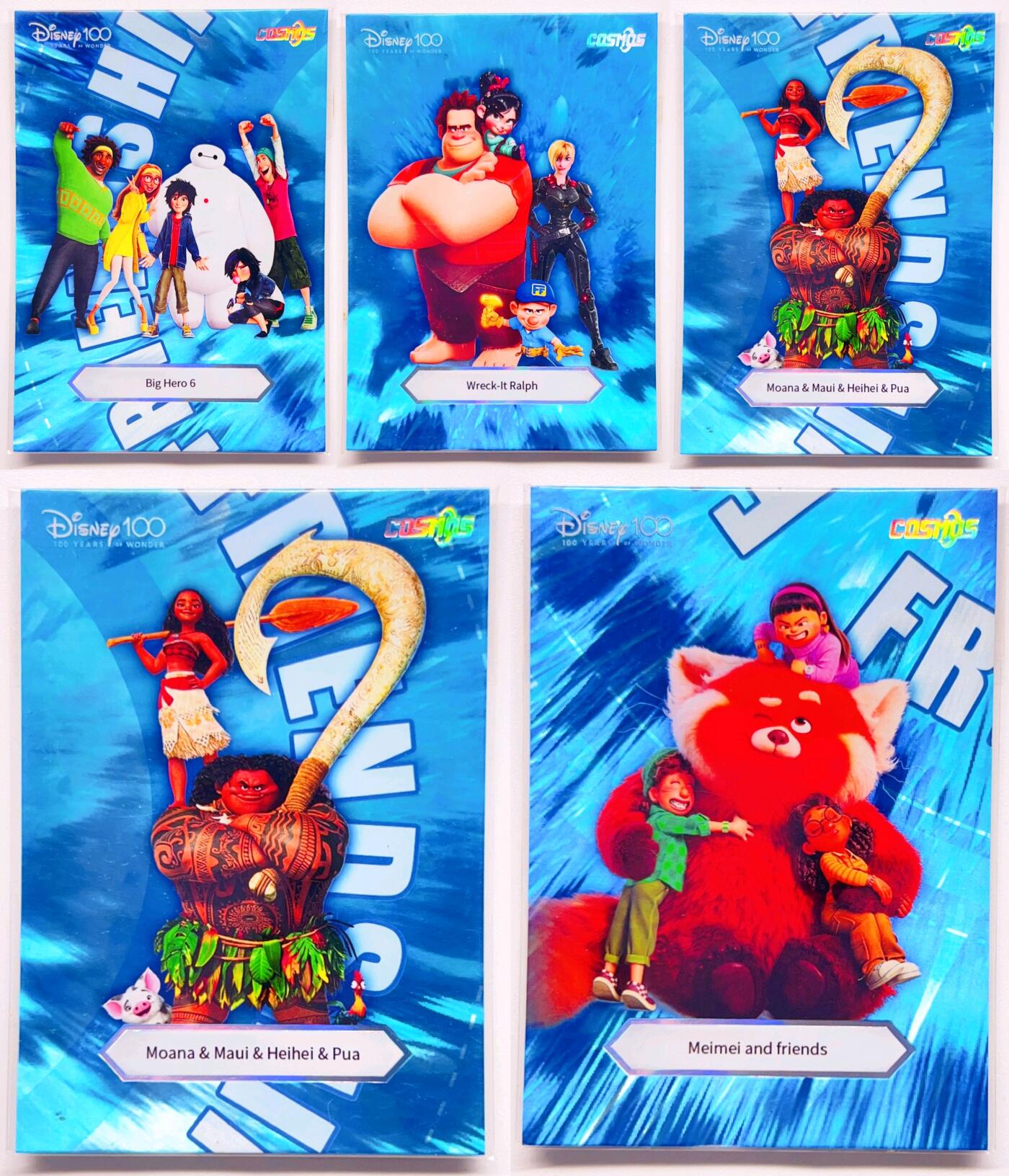 卡有江湖粉丝专场第四期（持续收拍，送拍联系我哦）  卡卡沃 2023年迪士尼100周年全明星系列收藏卡 拼图5张