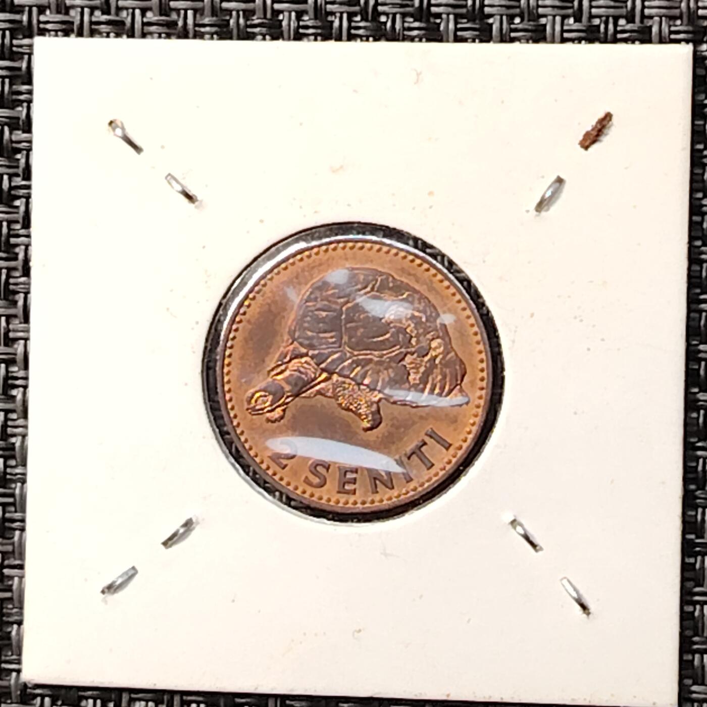 布加迪🐬～世界钱币(上海)🌾第 262 期 /  各国套币和散币 汤加🇹🇴 1968年 2分