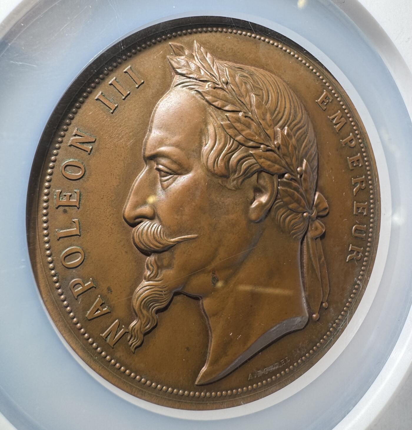  1862年法国交趾支那战役大铜章 NGC-MS64BN